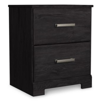 Ashley Blakely Charcoal 2-Drawer Nightstand