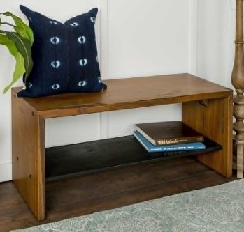Stanley Ranger Solid Wood Entry Way Bench