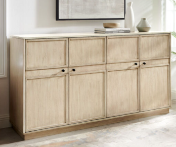 Stanley Ranger Birch Finish 4-Door Sideboard