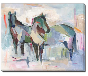 Streamline Contemporary Horse II 16x20 Wall Art