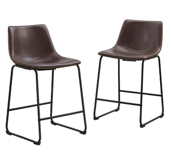 Stanley Ranger 24-Inch Dark Brown Barstools (set of 2)