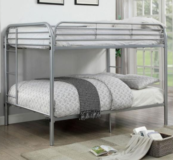Furniture Of America Silver Full Over Full Bunk Bed