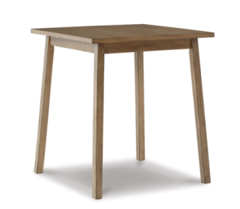 Ashley Shelly Hardwood Counter-Height Dining Table