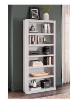 Ashley Kameron White Bookcase
