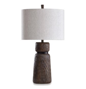 Stylecraft Roanoke & Dunbrook Chestnut & Dark Coffee Finish Table Lamp