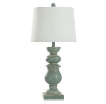 Stylecraft Sculpted Cibali Blue Table Lamp