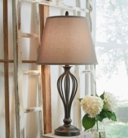 Ashley Ornellis Wood Table Lamp 