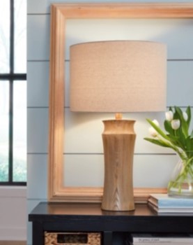 Ashley Owen Wood Table Lamp 