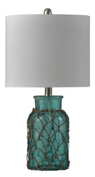 Stylecraft Monterobay Glass & Rope Table Lamp