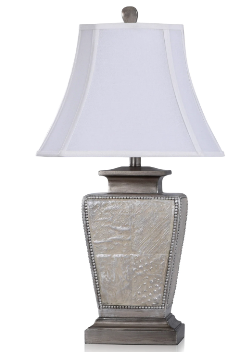 Stylecraft Austin Bronze Cream Table Lamp