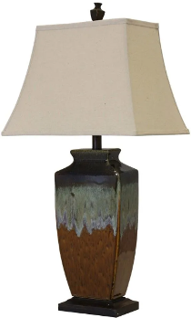 Stylecraft Reactive Glaze Ceramic Table Lamp