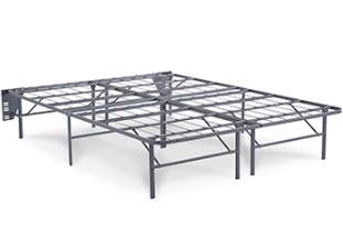 Ashley Metal Queen Platform Bed with Headboard Brackets