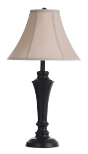 Stylecraft Aged Bronze Steel Table Lamp