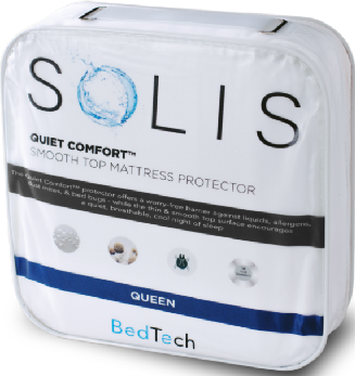BedTech Quiet Comfort Deluxe Split-Head Queen Mattress Protector