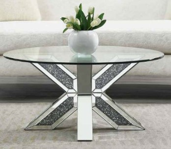Elements Celine Glam Mirrored Coffee Table (blemished) (FLOOR MODEL ONLY)