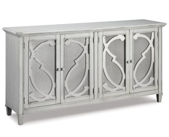 Ashley Miriam Antique White Console Cabinet