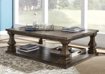 Ashley Johnelle Hardwood Coffee Table