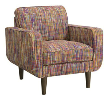 Emerald Jax Multi-Color Fabric Accent Chair