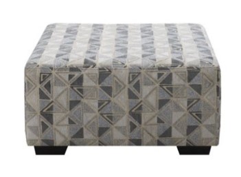 Emerald Berlin Patterned Ottoman