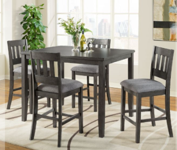 Vilo Home Ithaca Counter-Height Dining Set with 4 Barstools