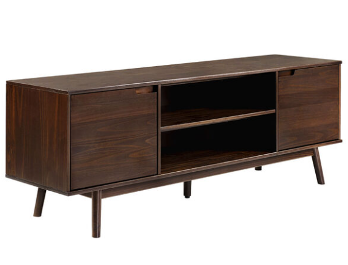 Stanley Ranger Walnut Finish 70-Inch TV Stand