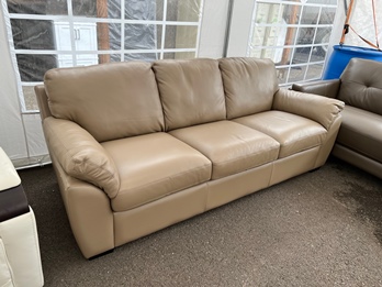 Amax Monterey Mocha Leather Sofa