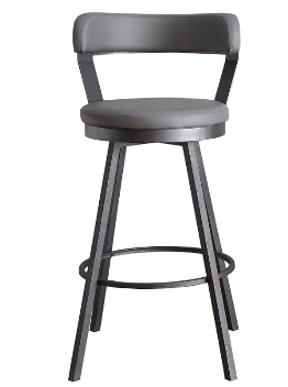 Homelegance Appert Grey 24-Inch Swivel Bar Stool