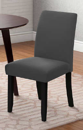 Handy Living Ayden Charcoal Fabric Side Chairs (set of 2)