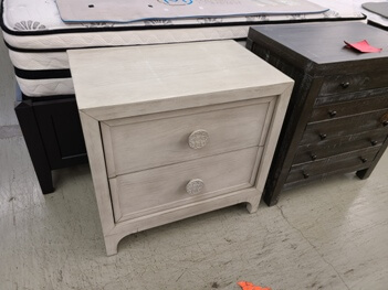 Modus Boho Chic Whitewashed Nightstand (blemish)