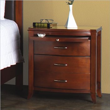Modus Brighton Cinnamon 2-Drawer Nightstand with Tray