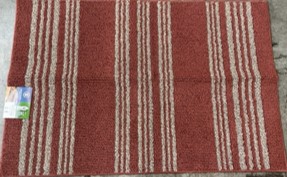 Mohawk Bruno Stripes Dark Apricot Accent Rug 30x45