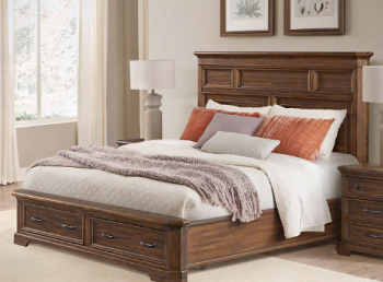 Northridge Catalina Espresso Cal King Storage Bed
