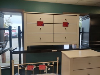 Elements Catalina White Dresser