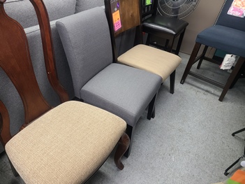 Jason Furniture Denning Charcoal Fabric Side Chair