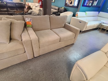 Jonathan Louis Heavenly Chrome Loveseat
