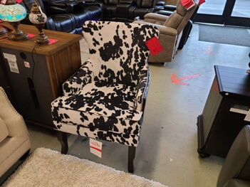 Coaster Cowhide Print Accent Chair