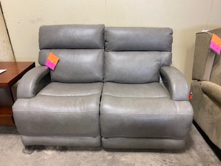 Simon Li Dovestone Leather Loveseat (does not recline)