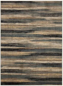 Karastan Elements Monaco Denim Area Rug 5-3 x 7-10