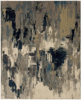 Karastan Elements Orphic Indigo Area Rug 5-3 x 7-10