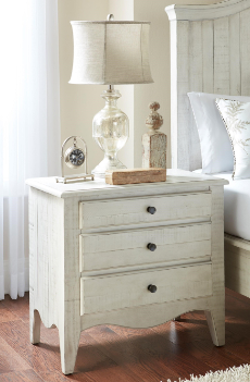 Modus Ella White Wash 2-Drawer Nightstand