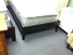 Simple Espresso Finish Twin Platform Bed