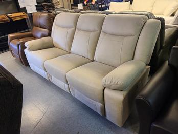 Explorer Sand Fabric Power Reclining Sofa