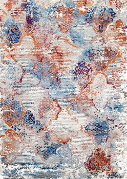 Cosmos Carpets Flamingo Grey 7801 Area Rug 5-3 x 7-7