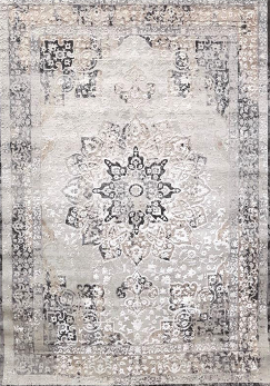 Cosmos Carpets Flamingo Grey 7804 Area Rug 5-3 x 7-7