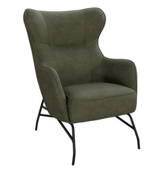 Emerald Franky Green Accent Chair
