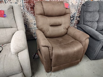 Mega Motion MM3730 Infinite Position Triple Lift Chair/Power Recliner in Granite