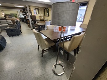 Hampton Chrome Floor Lamp