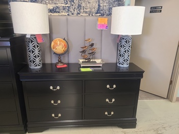 Ashley Dillon Black 6-Drawer Dresser