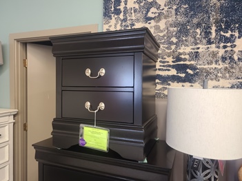 Ashley Dillon Black 2-Drawer Nightstand