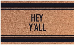Mohawk Hey Yall Welcome Mat 18x30